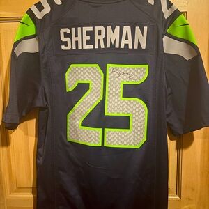 Autographed Seattle Seahawks jersey